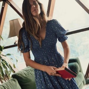 Christy Dawn Brooklyn Dress Lapis Field